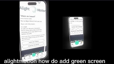 How to add green screen photo alightmotion #edit #tutorial 