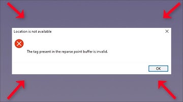 The Tag Present In The Reparse Point Buffer Is Invalid - 2023 - Fix