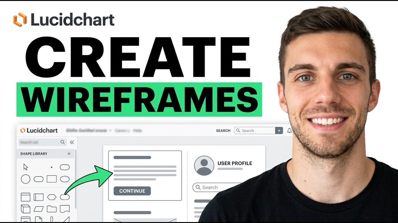 How to Create Wireframes in Lucidchart 2026 (Step by Step) - YouTube