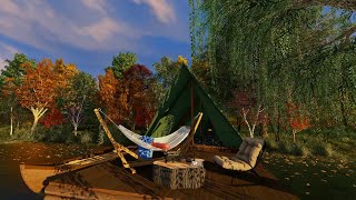 Floating camping  The atmosphere of a warm sunny day on a forest lake by Sleepy Rain 2,475 views 2 years ago 2 hours