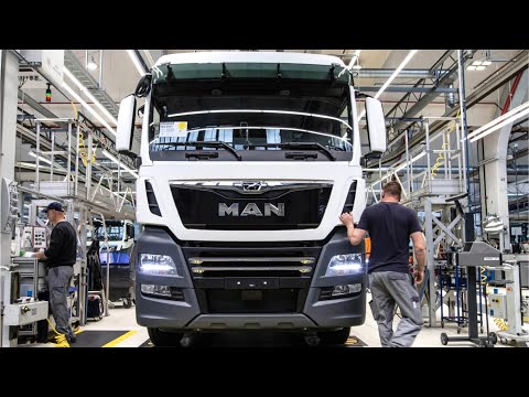 Manufacturing MAN trucks  Production heavy goods vehicles