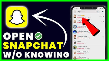 How to Open a Snapchat Without Them Knowing