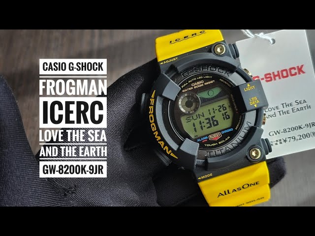 Casio G-Shock Master of G-Sea Frogman ICERC Love the Sea and the 