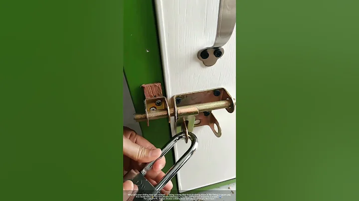 Locking a Sliding Door Wrong ! 🔒 This Mistake Will Shock You !