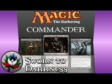 mtg commander 2014 sworn to darkness deck Step into the worlds of the beloved FINAL FANTASY RPG series sixteen mainline games Commander 2014 - Commander Deck