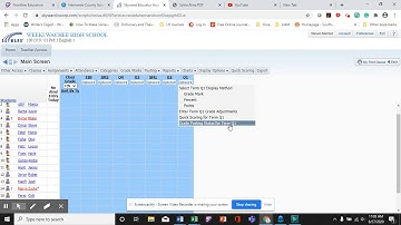 Manual Attendance sheets from Skyward to Excel.