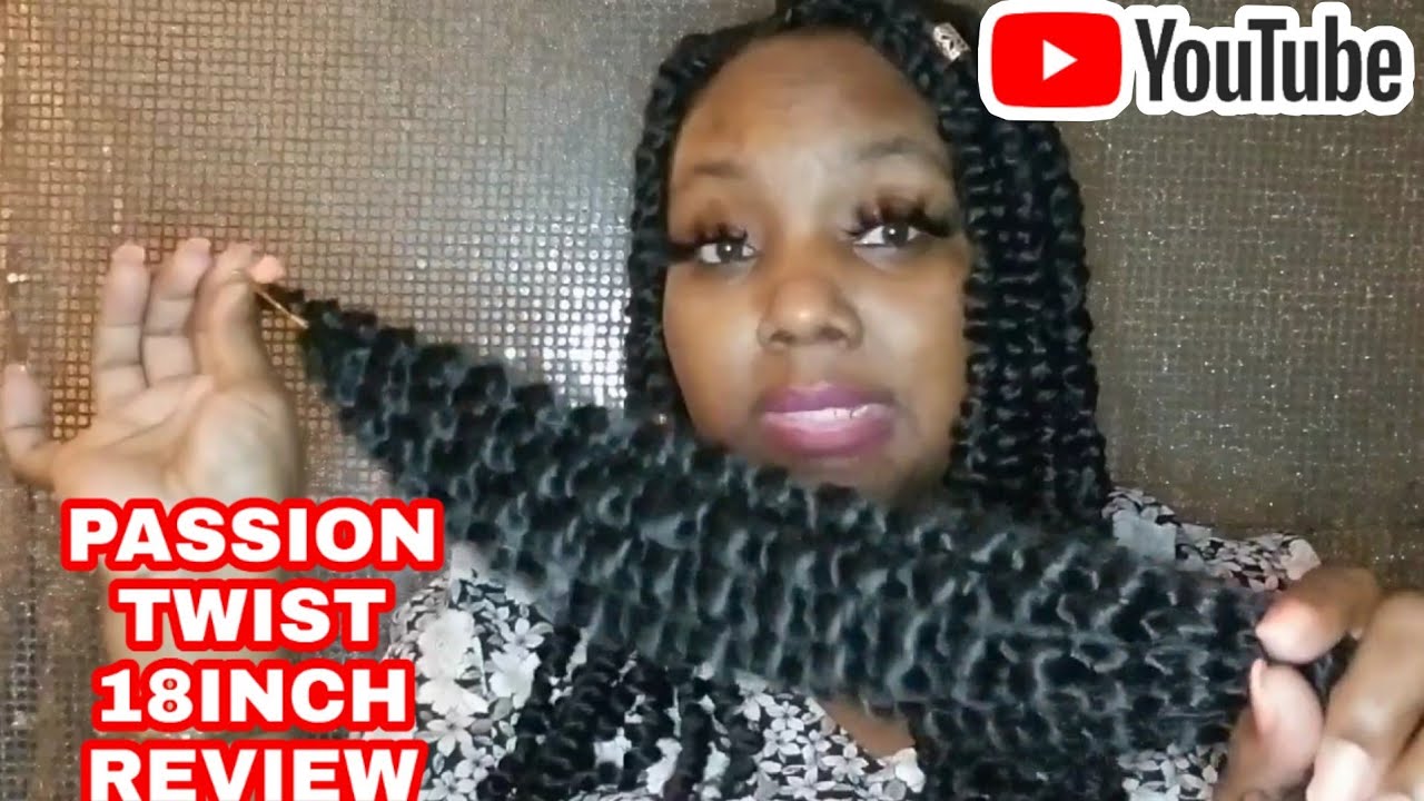 PASSION TWIST HAIR REVIEW (Rubber Band Method) YouTube