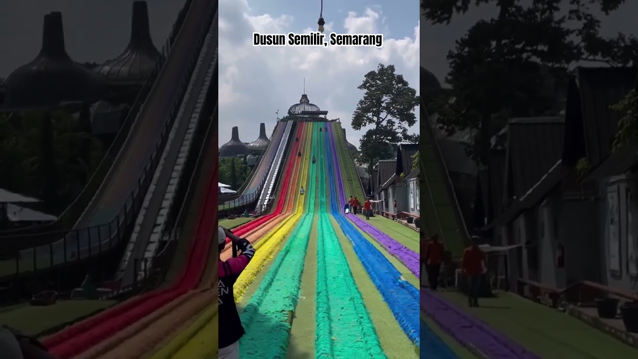 Rainbow Slide Dusun Semilir, Semarang Jawa Tengah