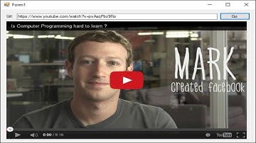 C# Tutorial - How to Add or Embed Video into Windows Forms | FoxLearn