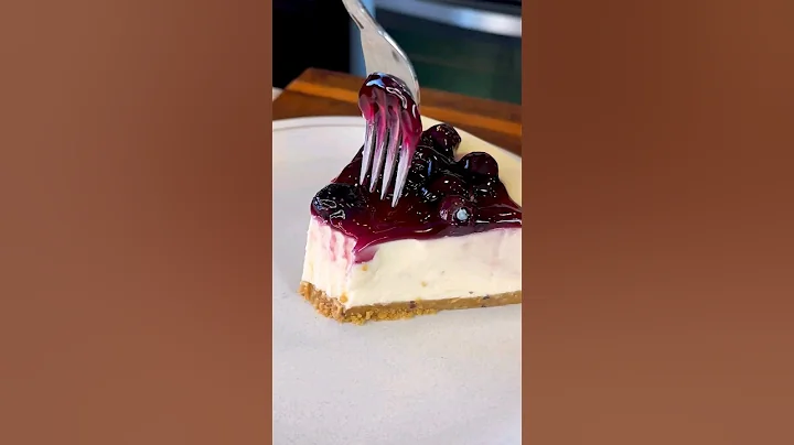 No Bake Blueberry Cheesecake #shorts