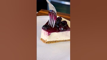 No Bake Blueberry Cheesecake #shorts