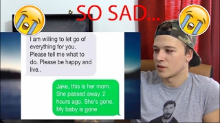 The Saddest Text Conversation Youll Ever Read ... *I CRIED!*
This is the most emotional conversation you will ever read...
What would you guys do in this position?!
Instagram: Mikefox_official
Snapchat: Michaelfoxybing
Facebook: Mike Fox
Twitter: @ImMikeFox
Comment I smoke crack down below to confuse everyone else!! The Saddest Text Conversation Youll Ever Read ... *I CRIED!*
