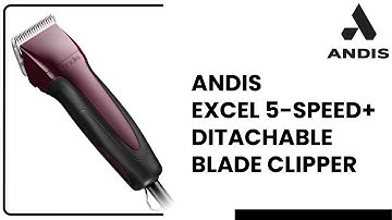 Andis SMC Excel 5 Speed Clippers Fuchsia and Burgundy