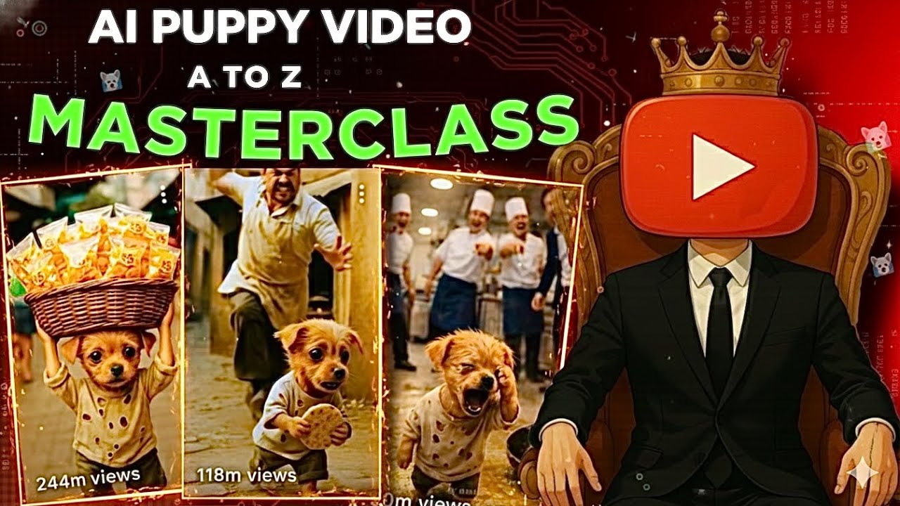 How to Make VIRAL Ai Puppy Videos Using AI in 10 Minutes! A To Z Complete Tutorial 🚀