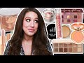 reviewing 20 products fast-ish | Patrick Ta, Charlotte Tilbury, Elf, Huda Beauty &amp; more