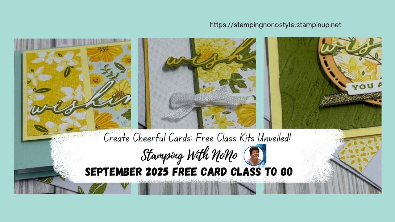 September 2025 Free Card Class to Go Video Tutorial