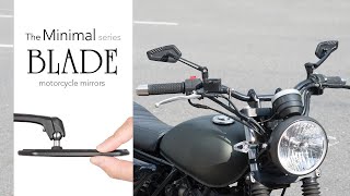 Celebrity The minimal series - Thin. Simple. Flexible. Motorcycle mirrors Blade Profile