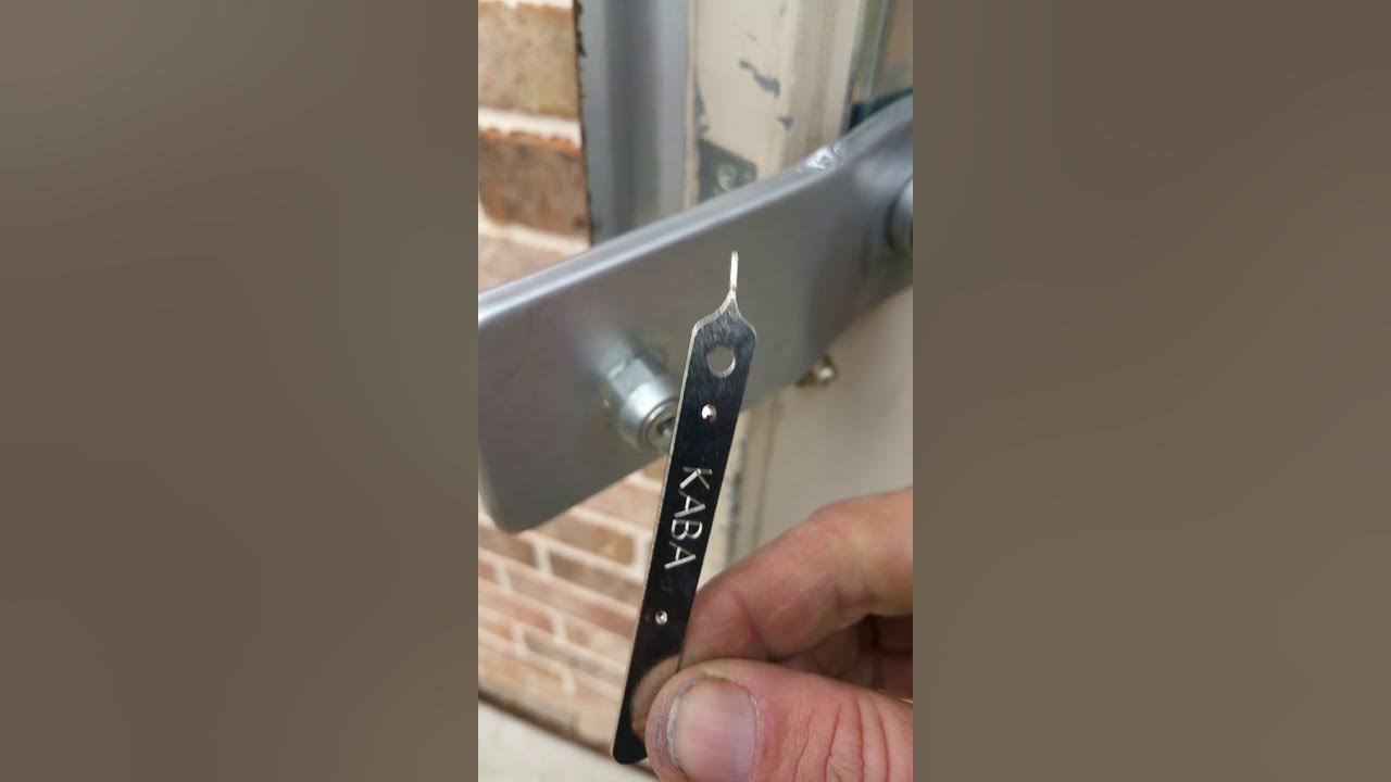 KABA Mechanical Pushbutton Removal YouTube