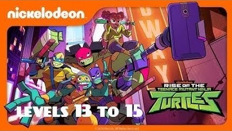 Rise of the Teenage Mutant Ninja Turtles - Ninja Run Levels 13 to 15