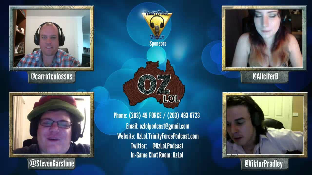 OzLoL Podcast Episode 68 - Christmas Party Time! with special guest Viktor and Alicifer