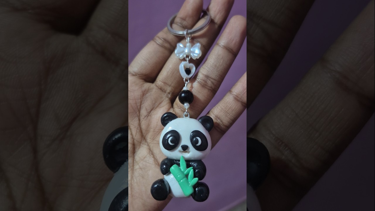 Cute Panda Keychain🐼💫