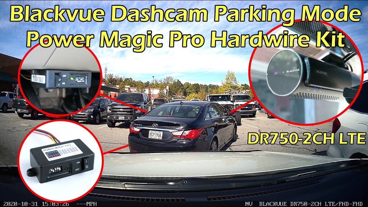 Blackvue Dashcam Parking Mode - Power Magic Pro Hardwire Kit 