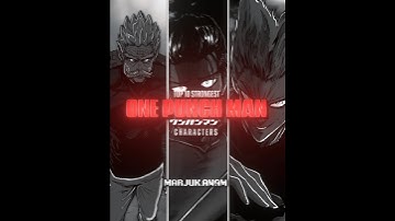 Top 10 Strongest OPM characters☠️🔥「Manga Edit」#edit #opm  #manga