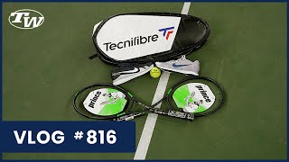 Labor Day Sale has started (racquets under $100); Pro Gear worn in NYC; new tennis shoes! - VLOG 816