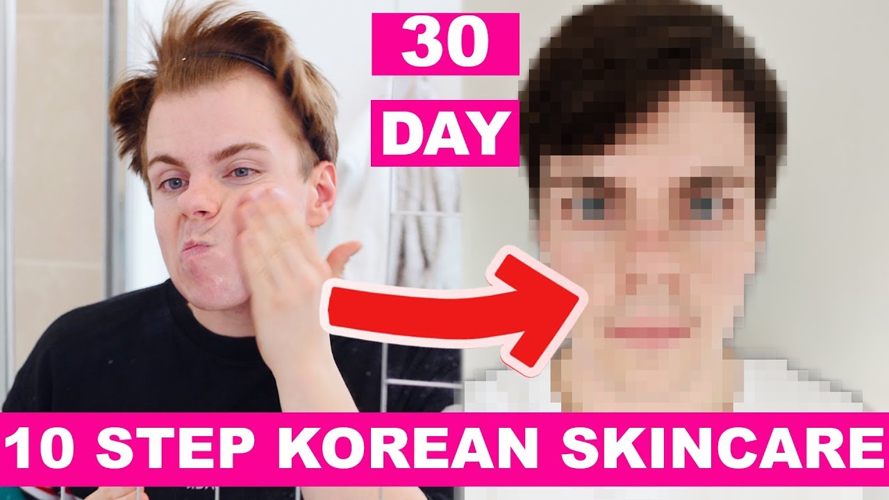 korean skin care routine for male