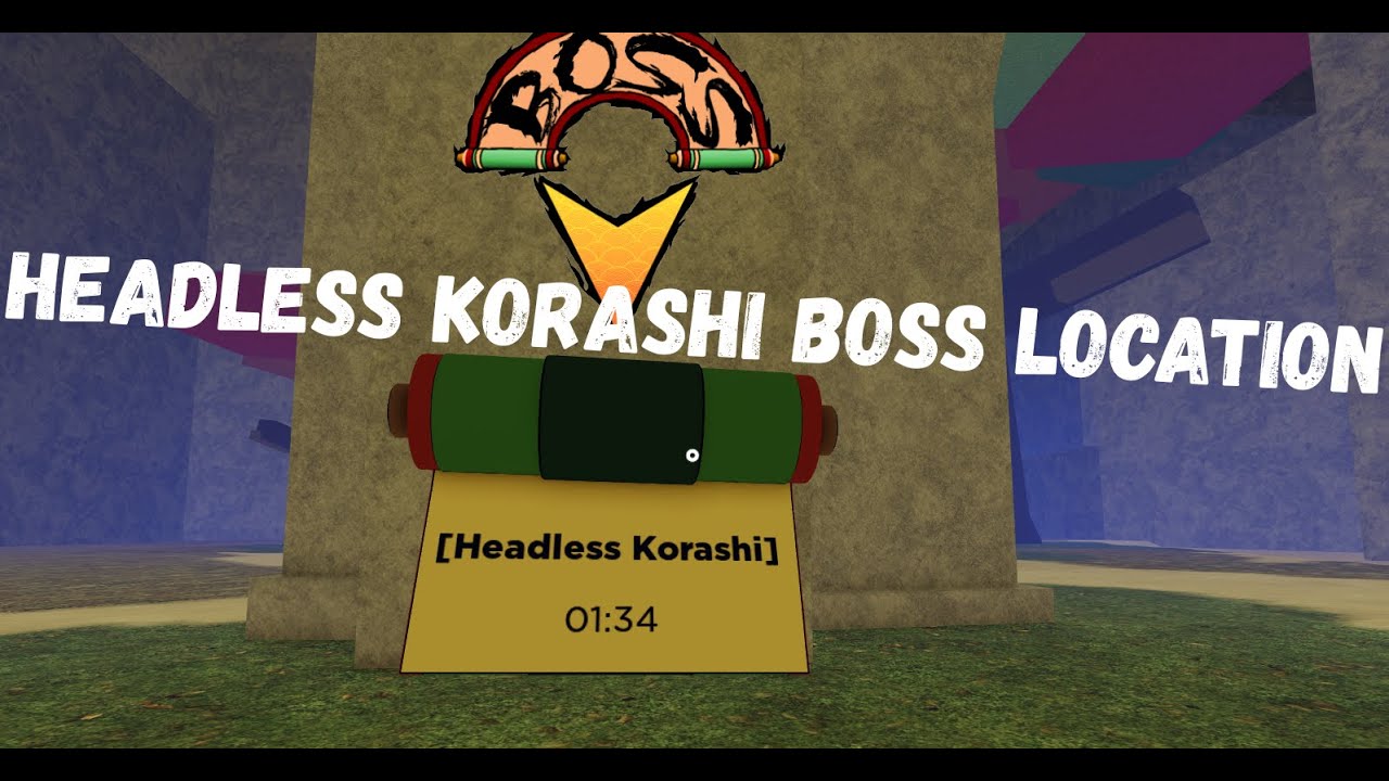 Jejunes) Headless Korashi Boss Location in Shindo Life