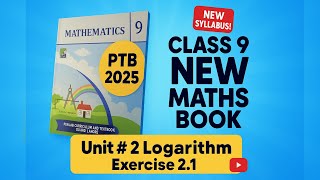 Class 9 Math New Book 2025 PTB | Exercise 2.1 Full Solution #newbookclass9maths #ptbmaths2025