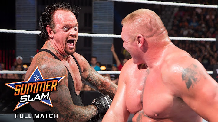 FULL MATCH - Brock Lesnar vs. The Undertaker: SummerSlam 2015