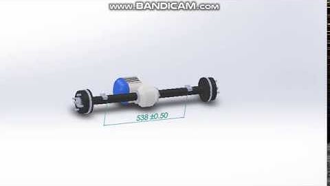 Electric Rickshaw 3D differential & motion study in 3D Design