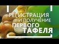 Регистрация и получения первого тафеля