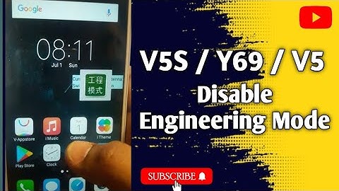 Vivo V5s/y69/V5 disable Engineering Mode after software Done 💯 % solution || mobile Repairing Wala |