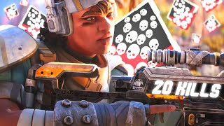 20 KILLS VANTAGE WORLD FIRST 20 BOMB? Apex Legends Gameplay Season 14