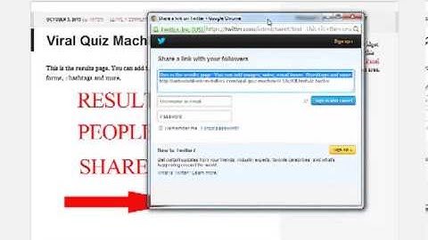 Viral Quiz Machine Demo Video