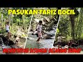 mancing di sungai bareng bocil fariz  bawa pasukan microfishing pake umpan andalan cacing sawah