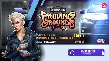 Mitsubishi Lancer Evolution X | Day 1  warm-up | NFS No Limits  Proving Grounds