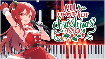 All I Want For Christmas Is You (Christmas Song) 【 PIANO TUTORIAL 】