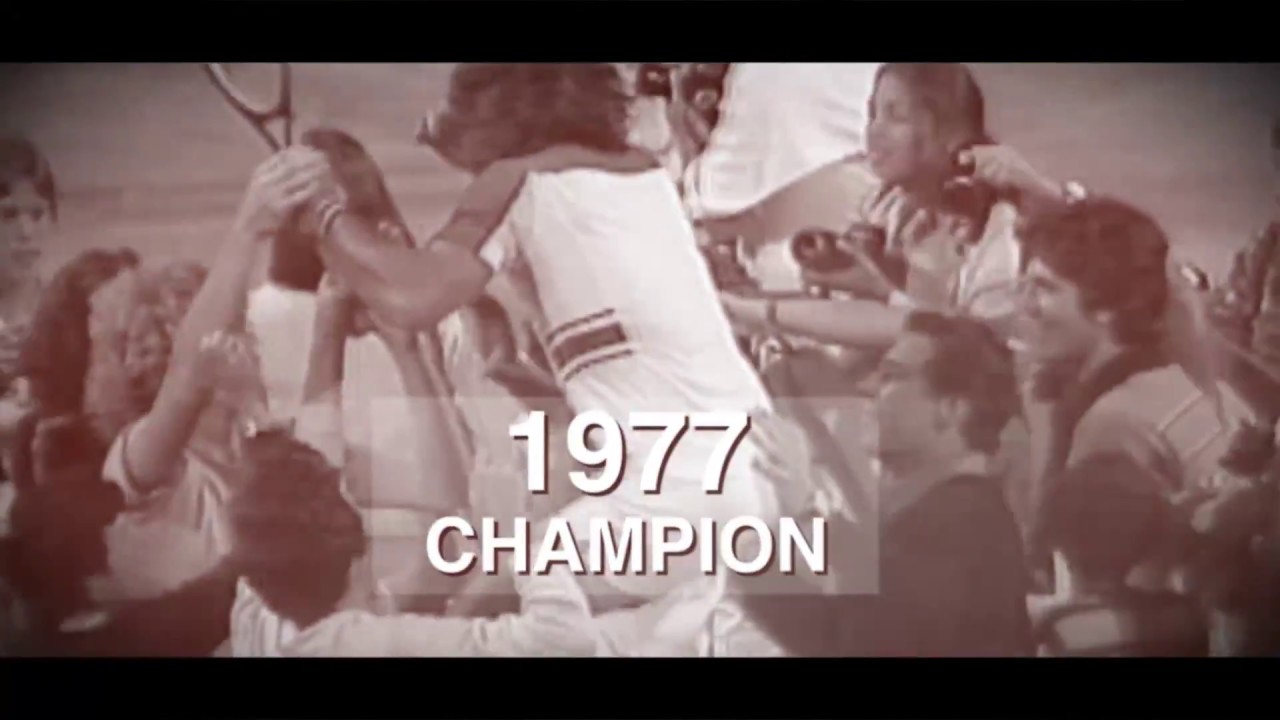 Photo Vintage Originale 1977 - Guillermo Vilas Joue à L'US Open Tennis