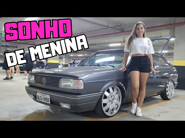 Gol GL 1.8 Turbo rebaixado com rodas Volcano V10 aro 18