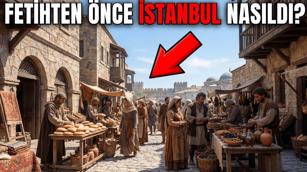 1453’TEN ÖNCE İSTANBUL’DA BİR GÜN | BİZANS’IN SON SAATLERİ – (AI YENİDEN CANLANDIRMA)