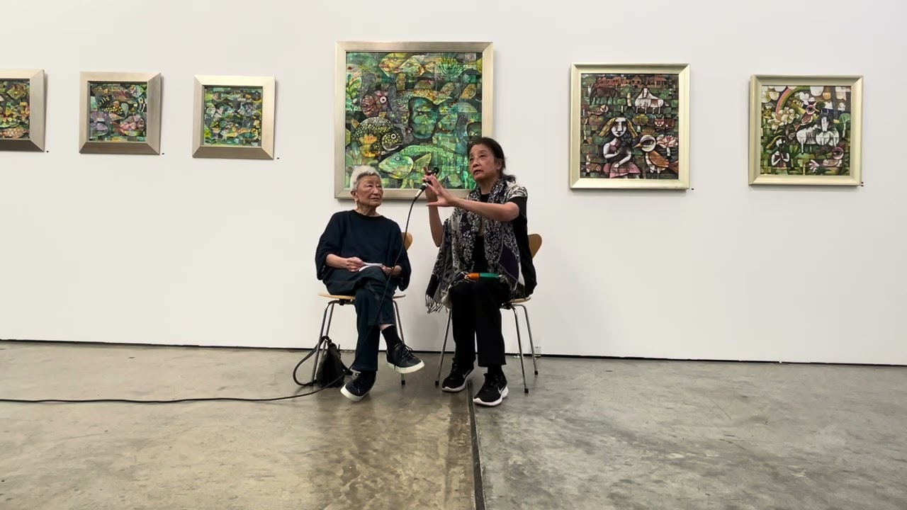 Art Atrium Simon Chan - Wang Lan and Dr Mabel Lee - Artist in Conversation 2023