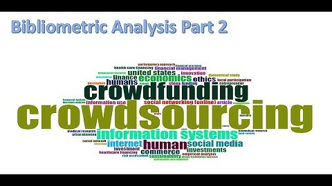 Bibliometric Analysis: Descriptive analysis Part 2