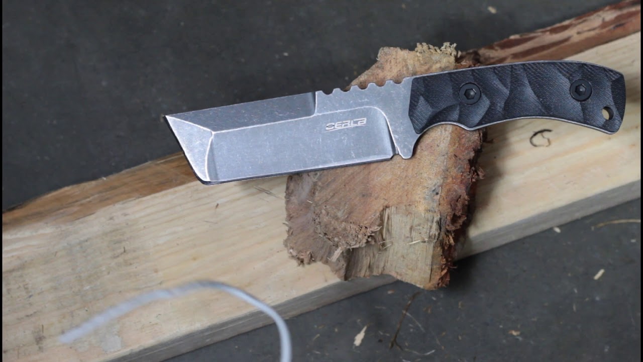 Oerla TAC Knives OLHM012 Fixed Blade Knife Small Cleaver YouTube