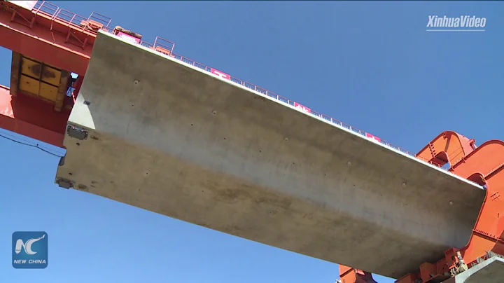 How are bridges built for China's high-speed rail lines?