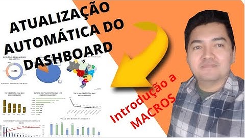Dashboard automático - Atualize a base dados automaticamente com ajuda de MACROS (PARA INICIANTES)