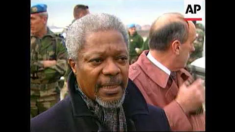 Bosnia - Head Of UN Annan On Handover To NATO