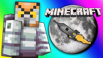 Minecraft Funny Moments   Landing On The Moon! Ad Astra Mod | vanossgaming new video